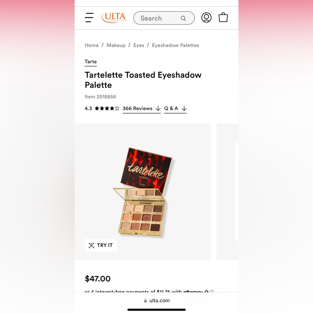 Tarte eye palette